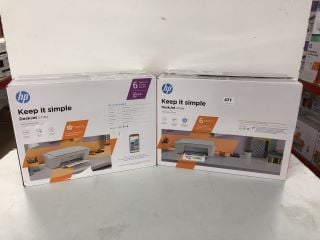 2 X HP DESKJET 2710E PRINTERS