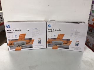 2 X HP DESKJET 2710E PRINTERS