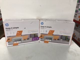 2 X HP DESKJET 2710E PRINTERS