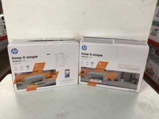 2 X HP DESKJET 2710E PRINTERS