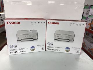 2 X CANON PIXMA TS5151 PRINTERS