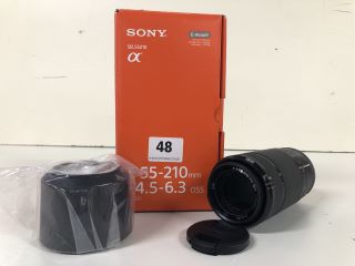 SONY E 55-210MM F4.5-6.3 OSS CAMERA LENS MODEL: SEL55210 - RRP.£229