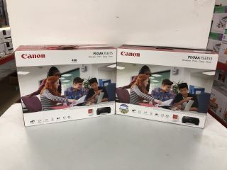 2 X CANON PIXMA TS3355 PRINTERS