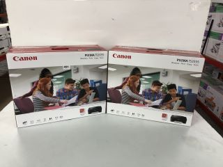 2 X CANON PIXMA TS3355 PRINTERS