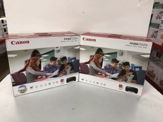 2 X CANON PIXMA TS3355 PRINTERS