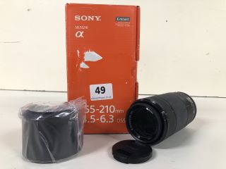 SONY E 55-210MM F4.5-6.3 OSS CAMERA LENS MODEL: SEL55210 - RRP.£229