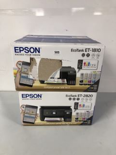 2 X ASSORTED EPSON PRINTERS INC ECOTANK ET-2820