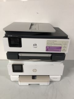 2 X ASSORTED HP PRINTERS INC HP OFFICEJET PRO 8124E PRINTER