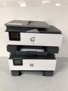 2 X ASSORTED HP OFFICEJET PRINTERS INC 9012E