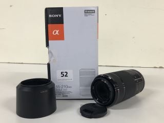 SONY E 55-210MM F4.5-6.3 OSS CAMERA LENS MODEL: SEL55210 - RRP.£229