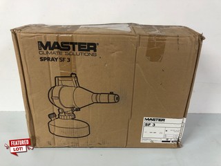 MASTER 240 VOLT 4.5LITRE FOGGER MISTER MODEL: SF3 - RRP.£230