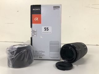 SONY E 55-210MM F4.5-6.3 OSS CAMERA LENS MODEL: SEL55210 - RRP.£229