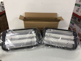 2 X 110 VOLT 72 WATT FLUORESCENT LINKABLE LIGHT HEAD MAGNUM - RRP.£69 EACH