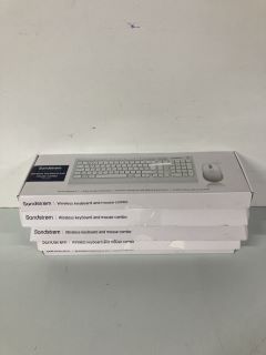 5 X SANDSTROM WIRELESS KEYBOARD AND MOUSE COMBO