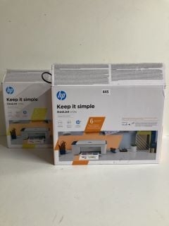 2 X HP DESKJET 2721E PRINTERS