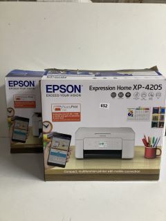 2 X EPSON EXPRESSION HOME XP-4205 PRINTERS