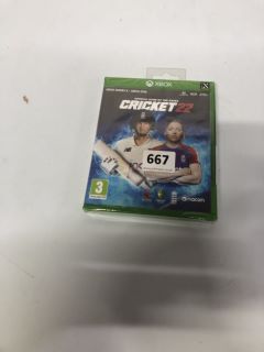 XBOX SERIES X/XBOX ONE OFFICIAL GAME OF THE ASHES CRICKET 22 CONSOLE GAME (SEALED)