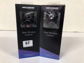 2 X NEXT BASE REAR WINDOW CAMERAS