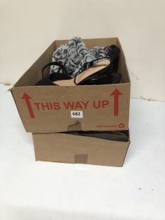 BOX OF ASSORTED FOOTWEAR