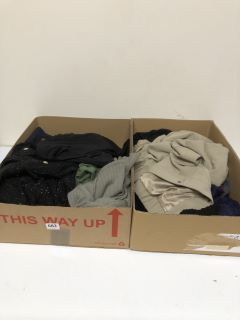 BOX OF ASSORTED CLOTHING