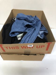 BOX OF ASSORTED CLOTHING