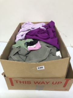 BOX OF ASSORTED CLOTHING