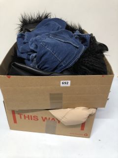 BOX OF ASSORTED CLOTHING