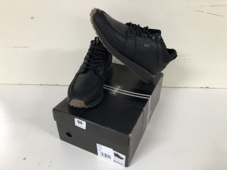 BARBOUR INTERNATIONAL ADAMS SHOES - BLACK- SIZE: 9