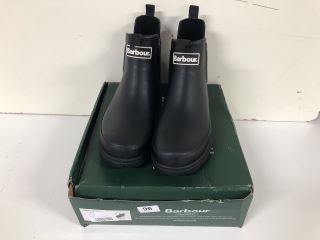 BARBOUR NINBUS WELLINGTONS - BLACK - SIZE: 11