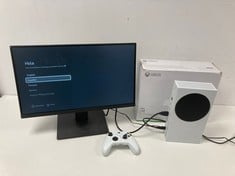 XBOX S SERIES CONSOLE (ORIGINAL RRP - €299.99) IN WHITE. (WITH BOX, CONTROLLER (WITHOUT CHARGER) AND HDMI, MONITOR NOT INCLUDED) [JPTZ6620]