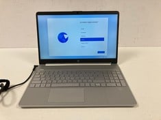 LAPTOP HP 15S-EQ1040NS 125 GB (ORIGINAL RRP - €389.00) IN SILVER. (WITH CHARGER - NO BOX, ONLY WORKS PLUGGED IN). AMD 3020E, 4 GB RAM, , AMD RADEON GRAPHICS [JPTZ6547]