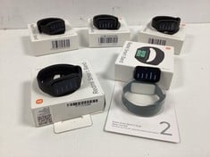 5 PC X XIAOMI REDMI SMART BAND 2 SMARTWATCH (ORIGINAL PRICE - €115,65) IN BLACK/GREEN. (MAY NOT CONTAIN BOX. THE CHARGERS ARE THOSE SHOWN IN THE
IN THE PICTURES. TO SEE MORE DETAILS OF THE PRODUCTS ,