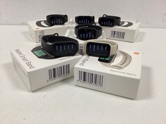 6 X XIAOMI REDMI SMART BAND 2 SMARTWATCH (ORIGINAL RRP - €161.91) IN BLACK/WHITE. (MAY NOT CONTAIN BOX, CHARGERS ARE AS SHOWN IN PICTURES. MAY BE DAMAGED OR DEFECTIVE, SEE PICTURES) [JPTZ6609]