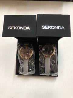 2 X SEKONDA WATCH