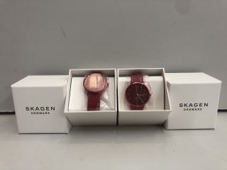 2 X SKAGEN DENMARK WATCHES