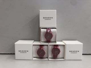 3 X SKAGEN DENMARK WATCHES