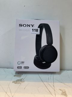 SONY WH-CH520 WIRELESS HEADPHONES MODEL NO: YY2958