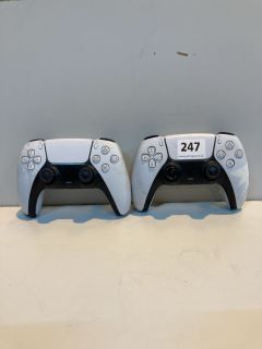 2 X SONY PLAYSTATION DUAL SENSE WIRELESS CONTROLLER