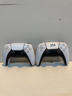 2 X SONY PLAYSTATION DUAL SENSE WIRELESS CONTROLLER