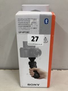 SONY SHOOTING GRIP WITH WIRELESS REMOTE COMMANDER MODEL NO:GP-VPT2BT