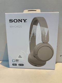 SONY WH-CH520 WIRELESS HEADPHONES MODEL NO: YY2958