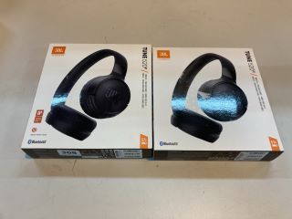 2 X JBL TUNE 520BT HEADPHONES