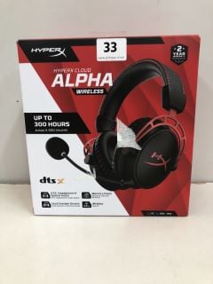 HYPER X ALPHA WIRELESS HEADSET