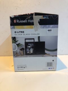 RUSSELL HOBBS 8 LITRE BLACK GLASS COOLER