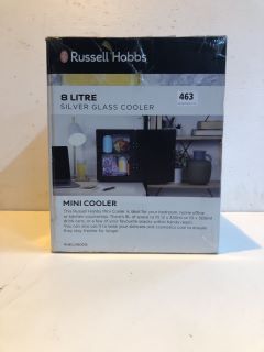 RUSSELL HOBBS 8 LITRE BLACK GLASS COOLER