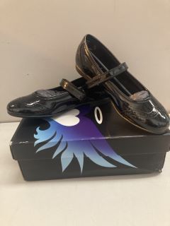 ANGRY ANGEL IMPRESS BLACK PATENT UK SIZE: 4