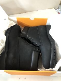 TIMBERLAND PREMIUM 6 IN WATERPROOF BOOT BLACK NUBUCK UK SIZE: 12.5