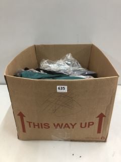 BOX OF ASSORTED CLOTHES INC GREEN DRESS