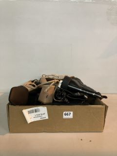 BOX OF ASSORTED SHOES INC SANDALS