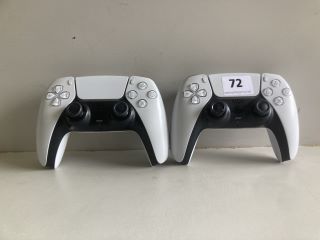 2 X SONY PLAYSTATION DUAL SENSE WIRELESS CONTROLLER